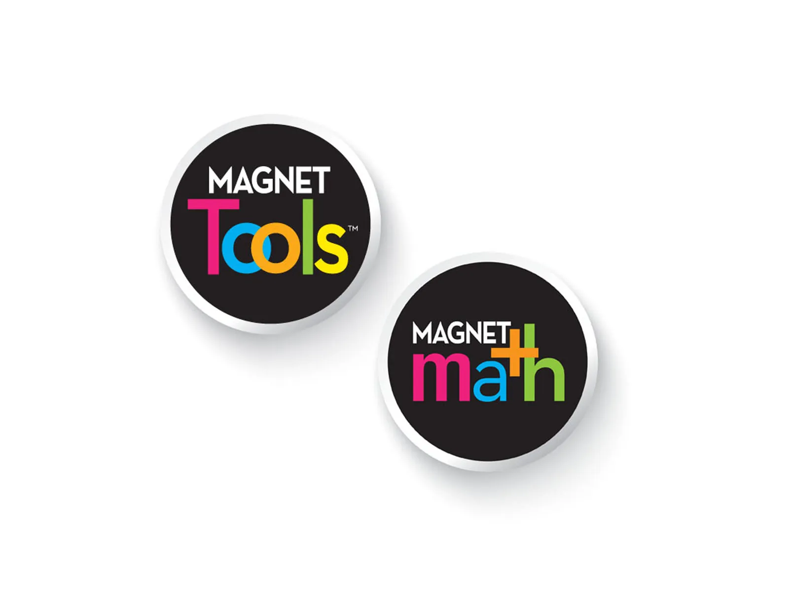 Magnet Tools and Magnet Math logo badges